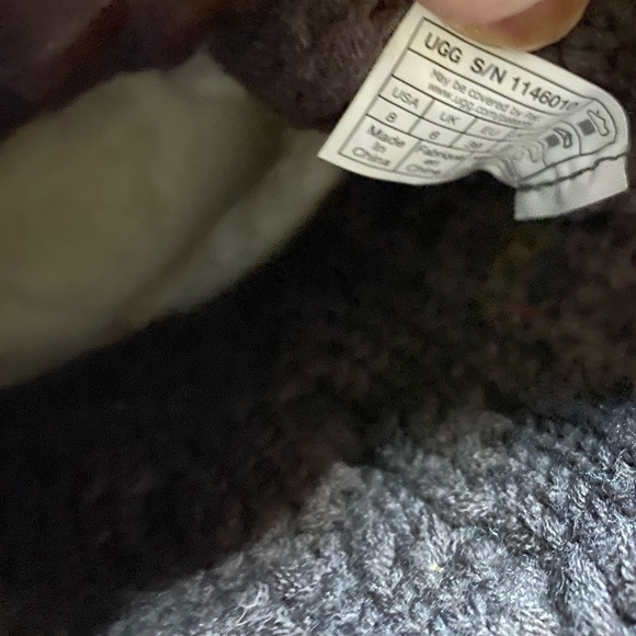 UGG CLASSIC CARDI CABLED KNIT BROWN BOOTS - WOMEN'S 8 - Picture 14 of 15